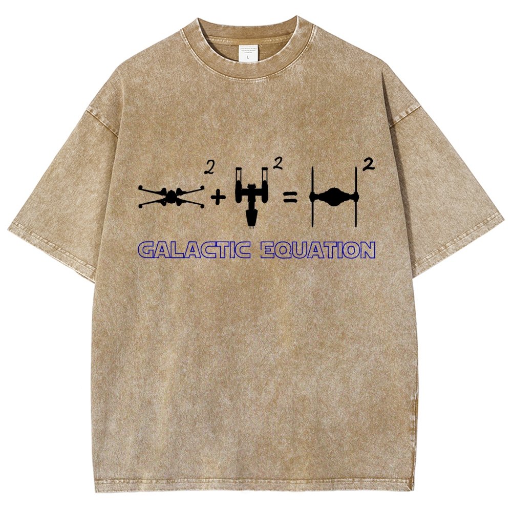 Galactic Equation Vintage Distressed T-shirt