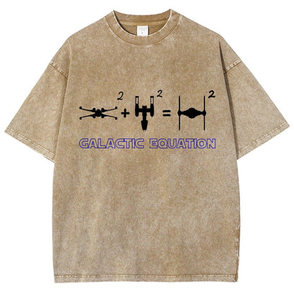 Galactic Equation Vintage Distressed T-shirt