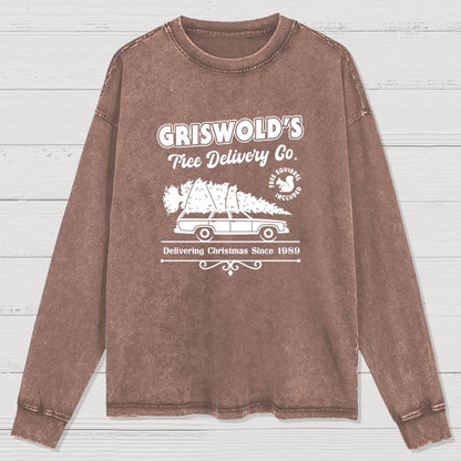 Family's Tree Delivery Washed Long Sleeve Tee