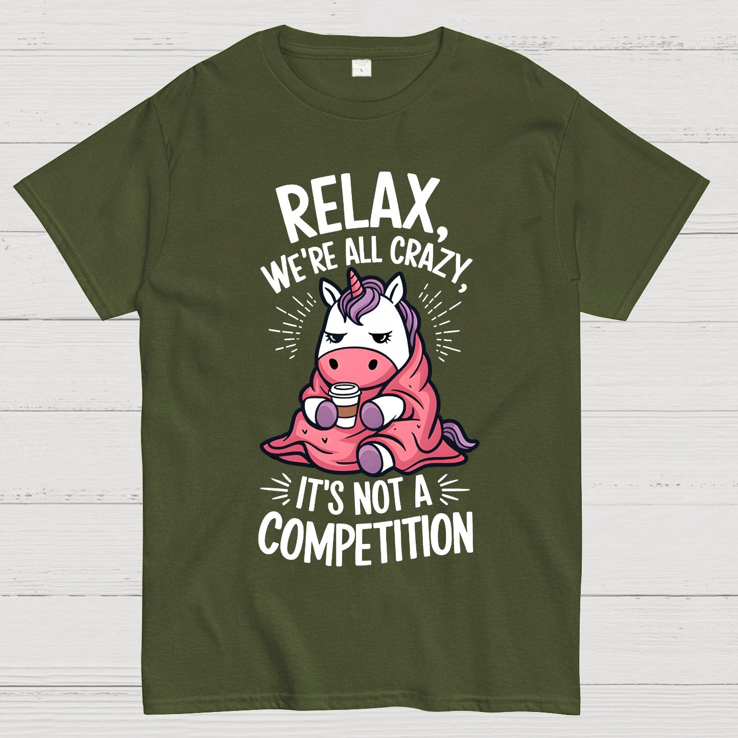 Relax it's Not a Competition Geek T-Shirt