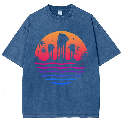 Escape The Summer Vintage Distressed T-shirt
