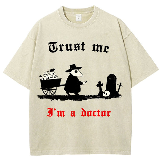 Trust Me I'm A Doctor Vintage Distressed T-shirt