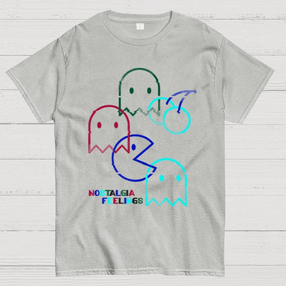 Vintage Game Neon Lines Unisex Geek T-Shirt