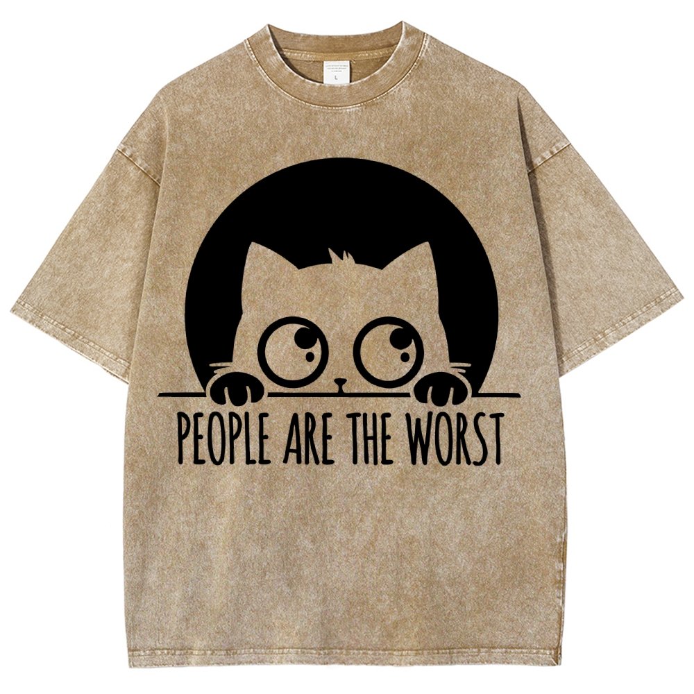 People Are The Worst Vintage Distressed T-shirt