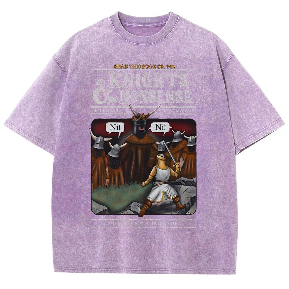 Knights & Nonsense Vintage Distressed T-shirt