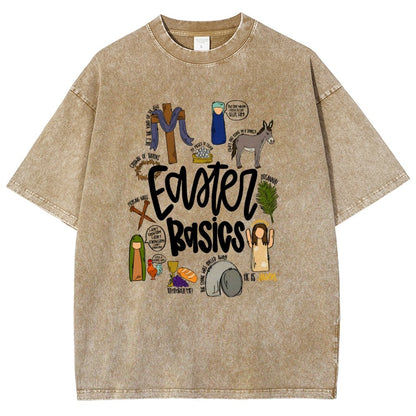 Easter Basics Vintage Distressed T-shirt