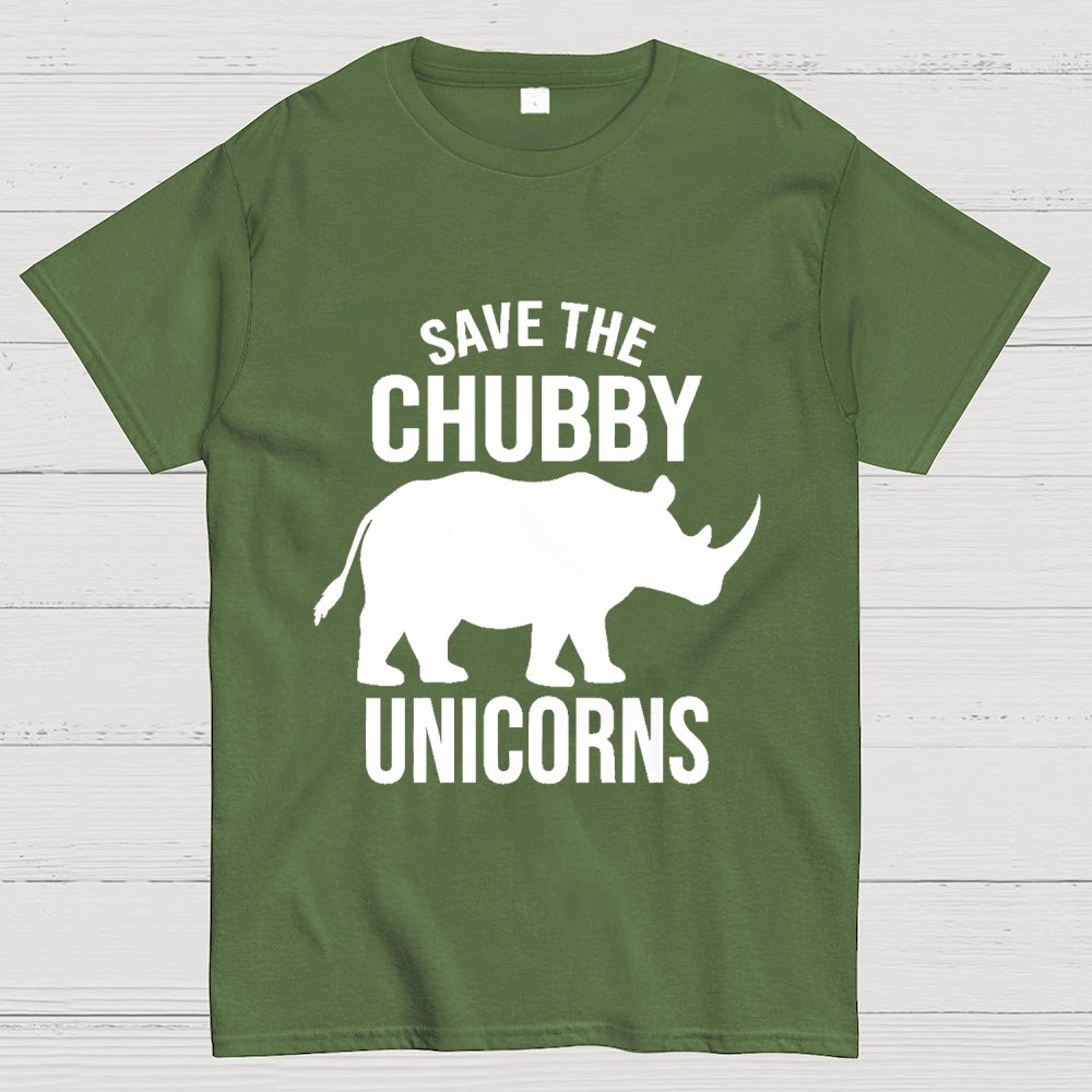 Save The Chubby Unicorns Geek T-Shirt