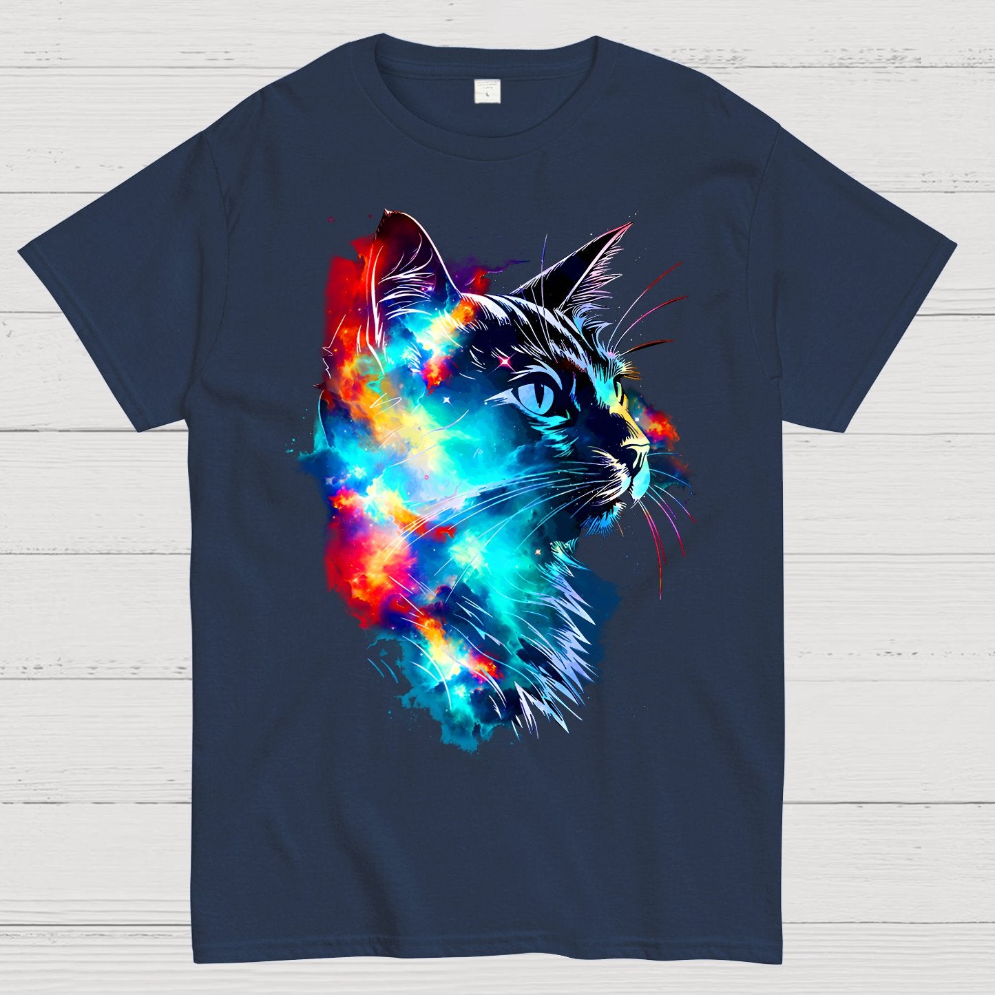 Cosmos Cat Geek T-Shirt