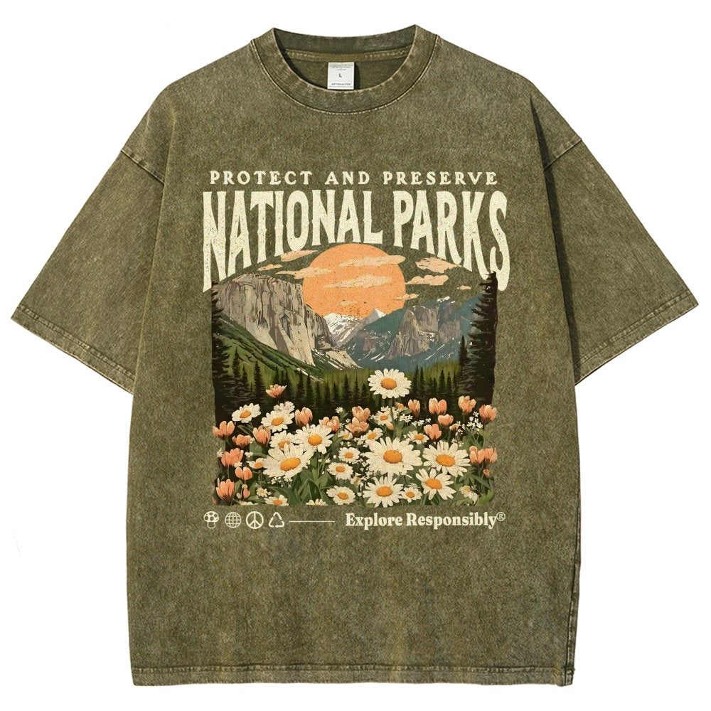 National Parks Vintage Distressed T-shirt