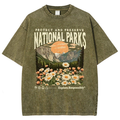 National Parks Vintage Distressed T-shirt