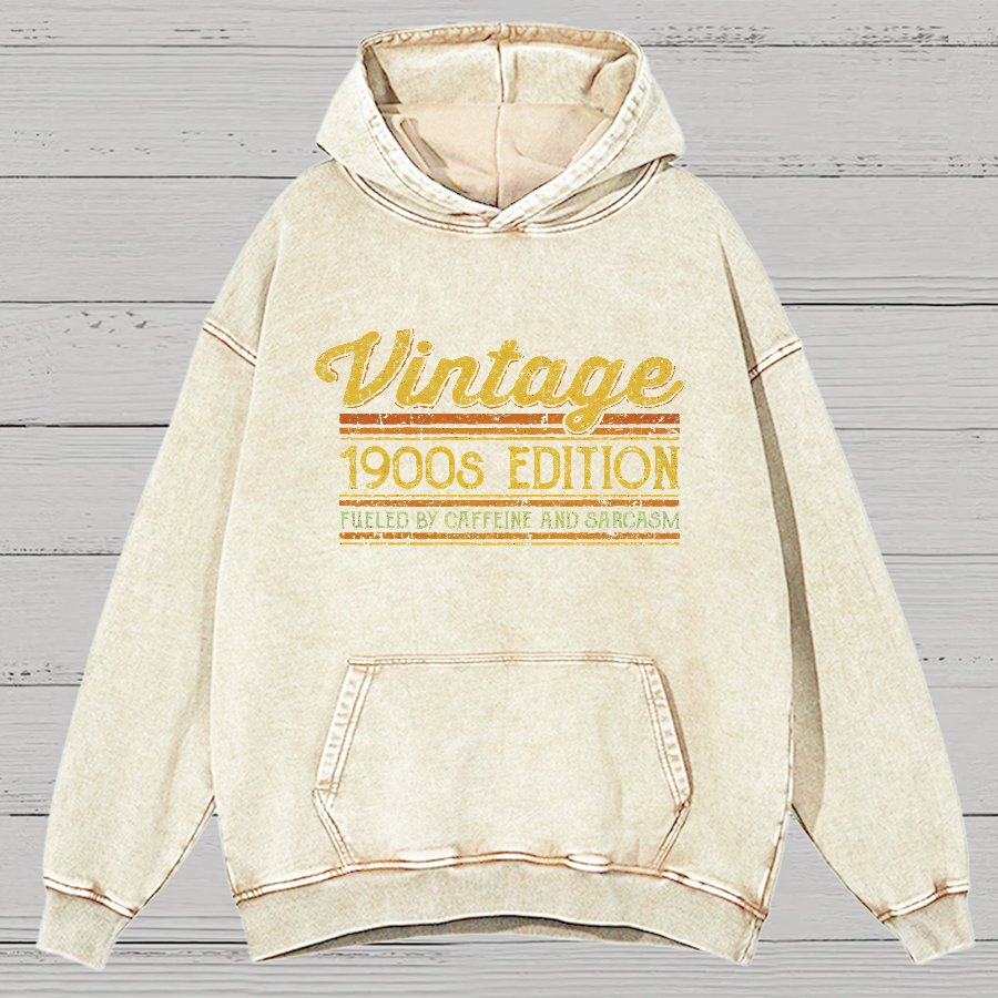 1900s Edition Vintage Distressed Hoodie