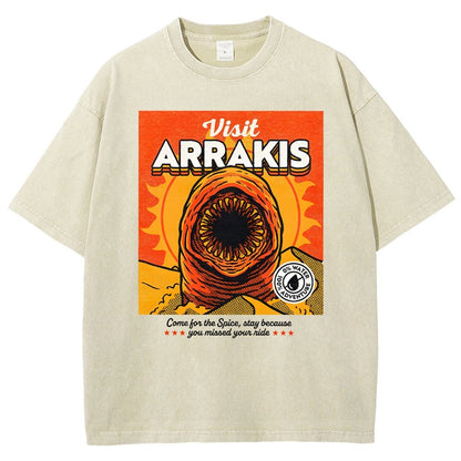 Come For The Spice Vintage Distressed T-shirt