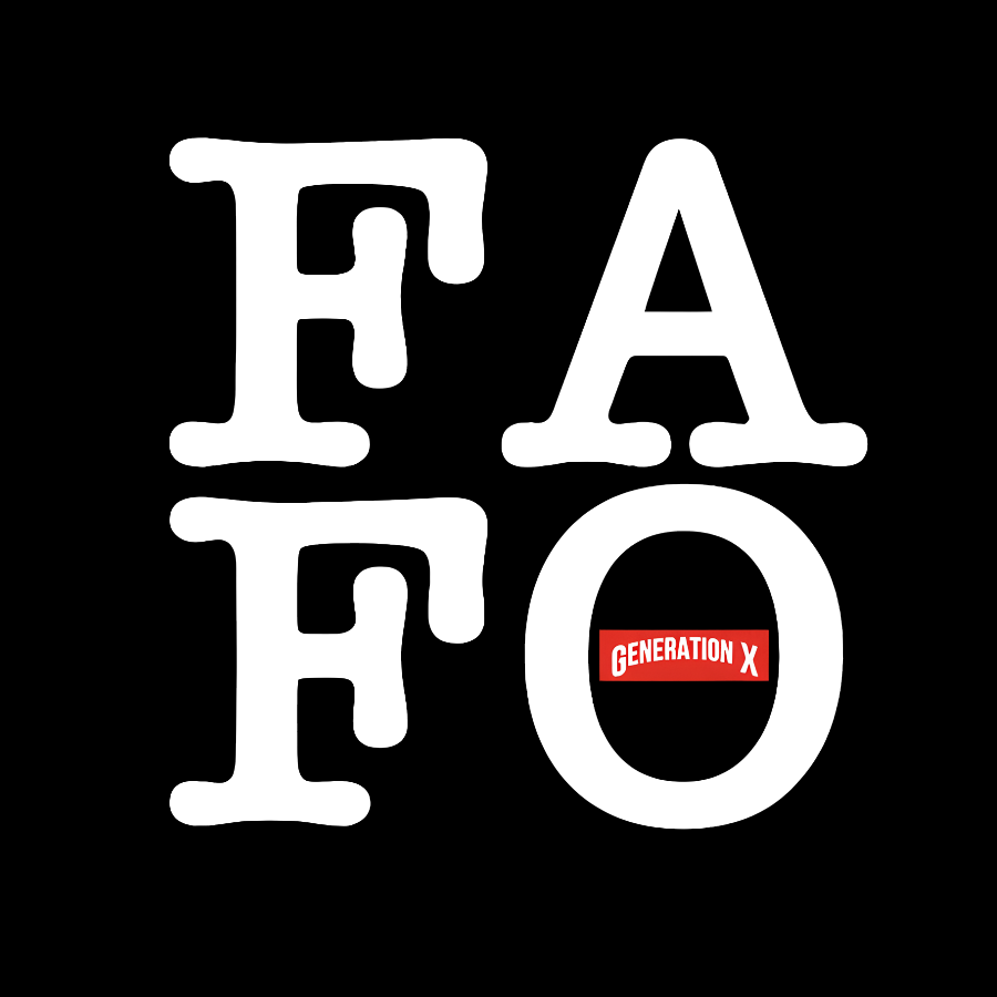 Generation X Gen X-er FAFO Geeky T-Shirt