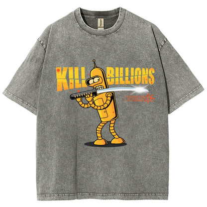 Kill Billions Vintage Distressed T-shirt