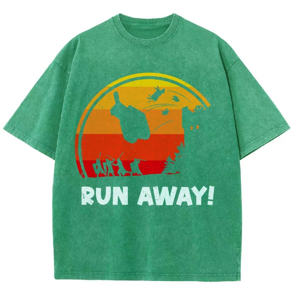 Run Away Vintage Distressed T-shirt