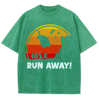 Run Away Vintage Distressed T-shirt