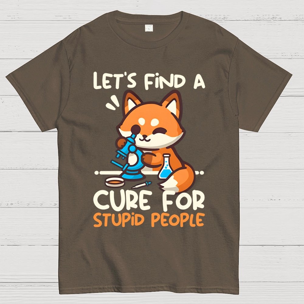 Fox Cure For Stupid People Geek T-Shirt