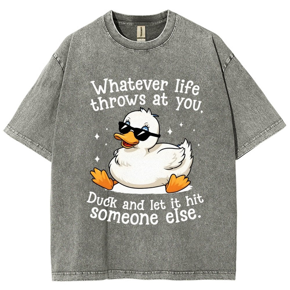 Whatever Life Throws At You Vintage Distressed T-shirt