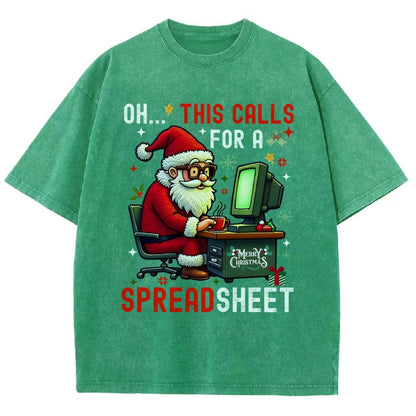 Ohh This Calls For A Spreadsheet Vintage Distressed T-shirt