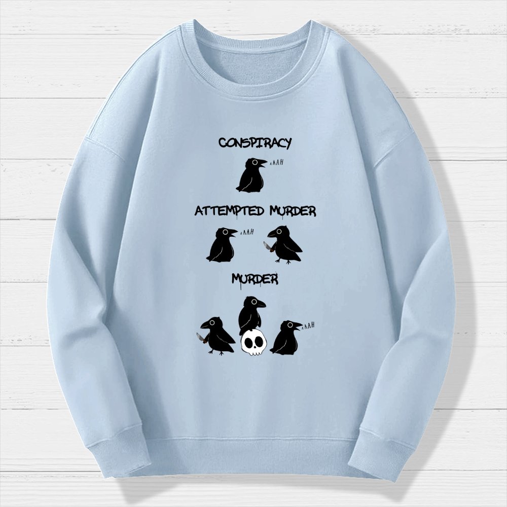 From Conspiracy To Murder Geek Cotton Sweatshirt