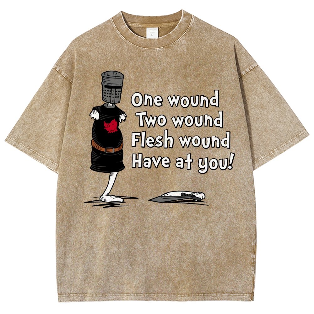 One Wound, Two Wound Essential Vintage Distressed T-shirt