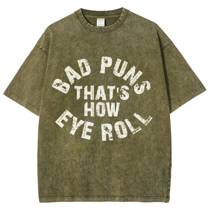 Eye Roll Vintage Distressed T-shirt