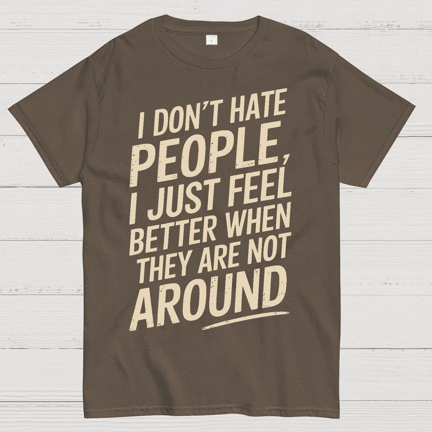 I Don't Hate People Geek T-Shirt