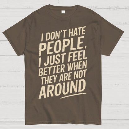 I Don't Hate People Geek T-Shirt