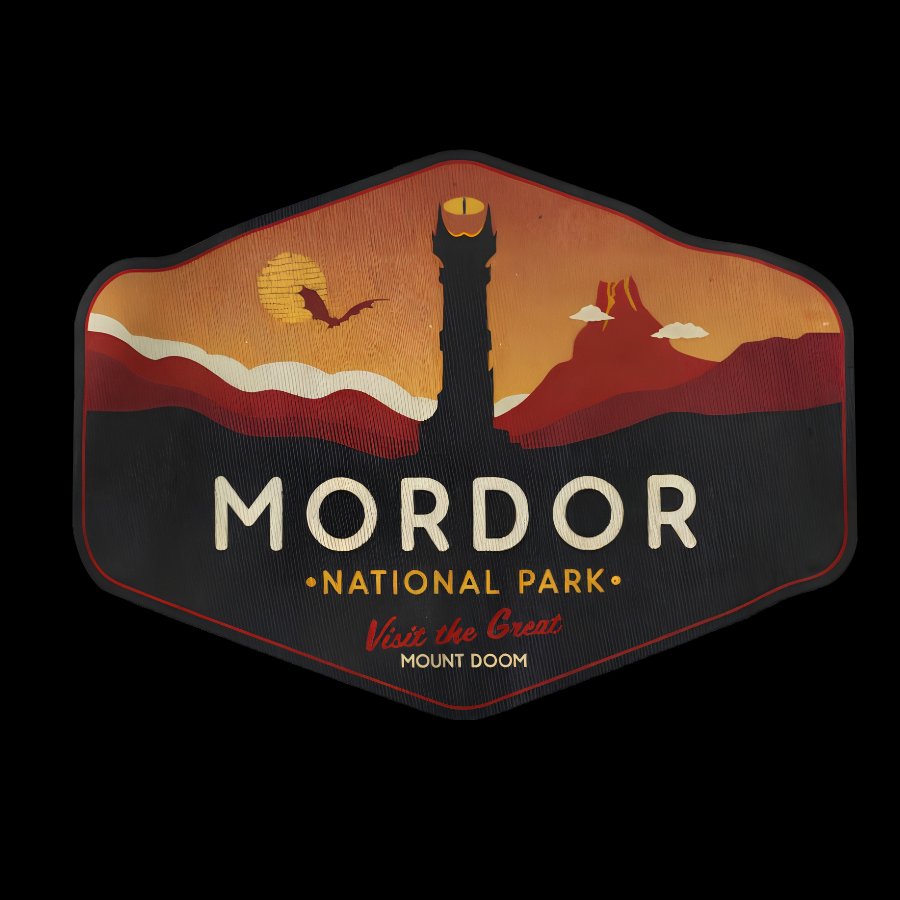 Mysterious Realm National Park Nerdy T-Shirt