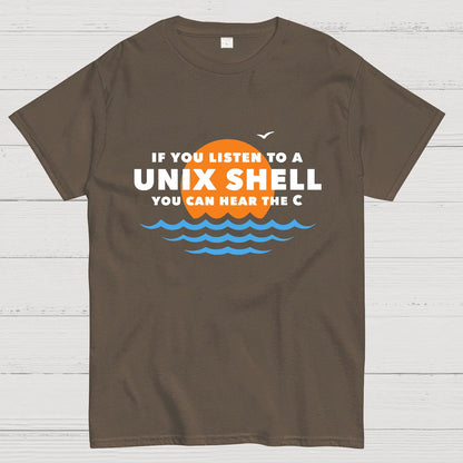 Unix Shell Geeky T-Shirt