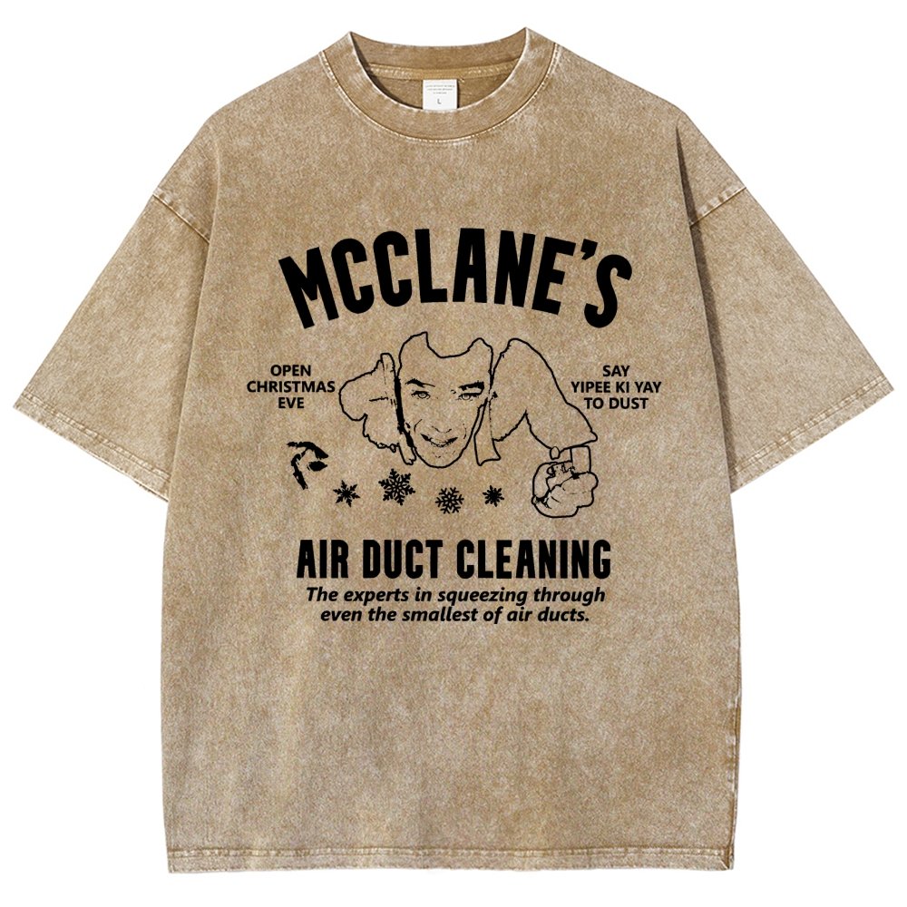 Hero's Air Duct Cleaning Vintage Distressed T-shirt