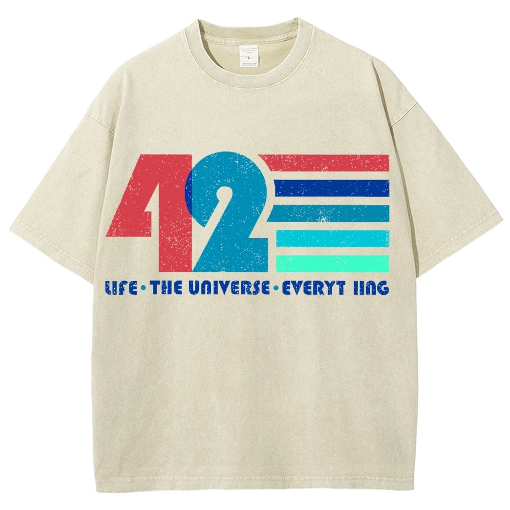The Answer Is 42 Vintage Distressed T-shirt