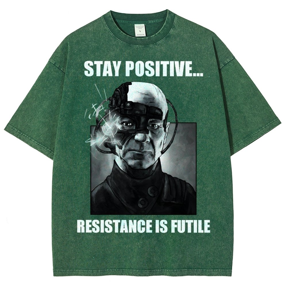 Stay positive... Persistence is key Vintage Distressed T-shirt
