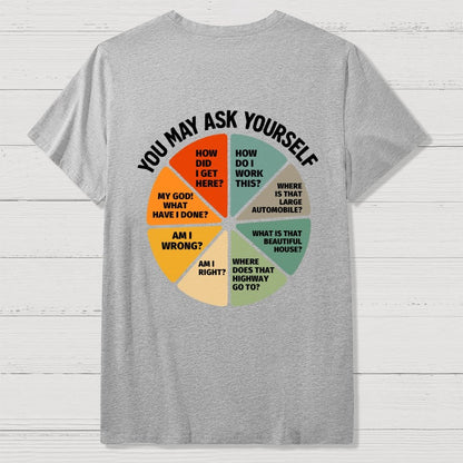You May Ask Yourself  Back Printing Geek T-Shirt