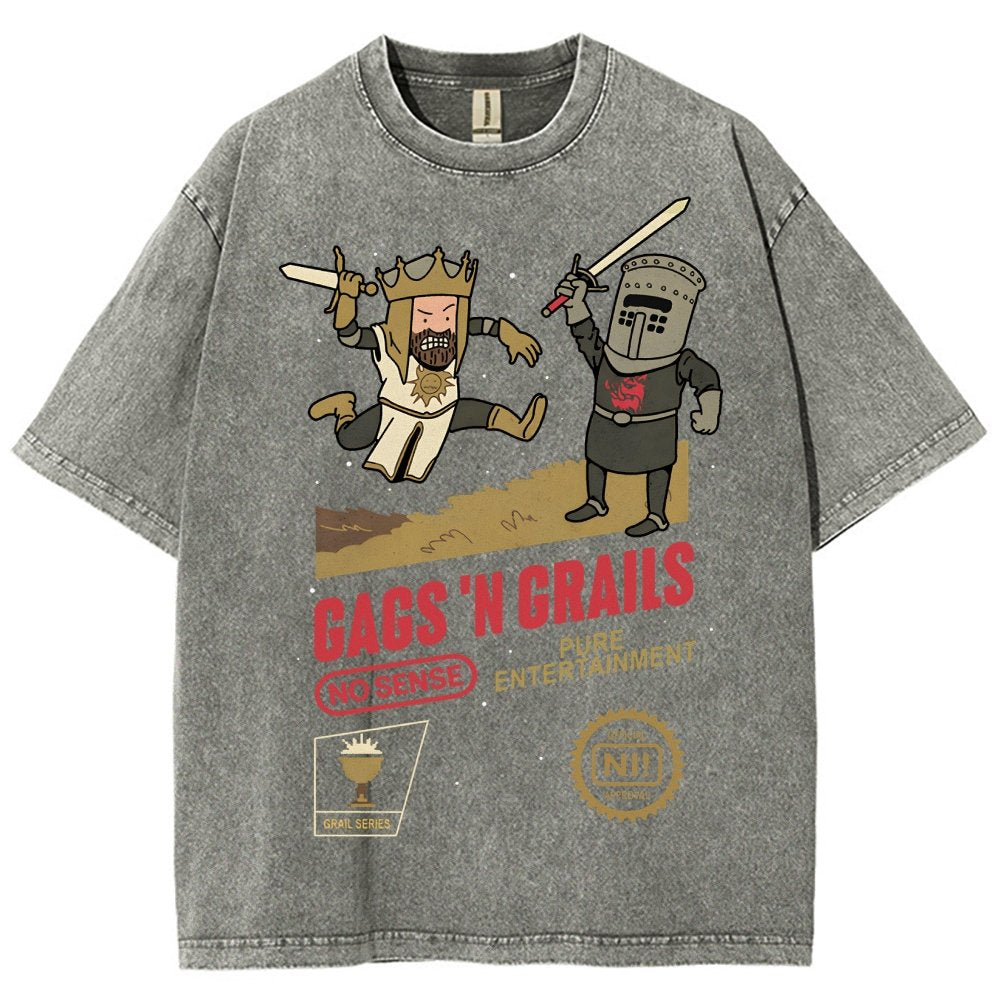 Gags 'n Grails Vintage Distressed T-shirt