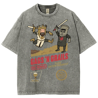 Gags 'n Grails Vintage Distressed T-shirt