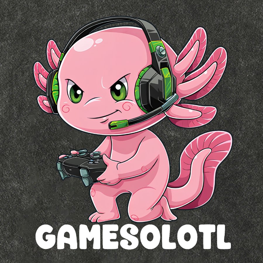 Gamer Axolotl Vintage Distressed T-shirt
