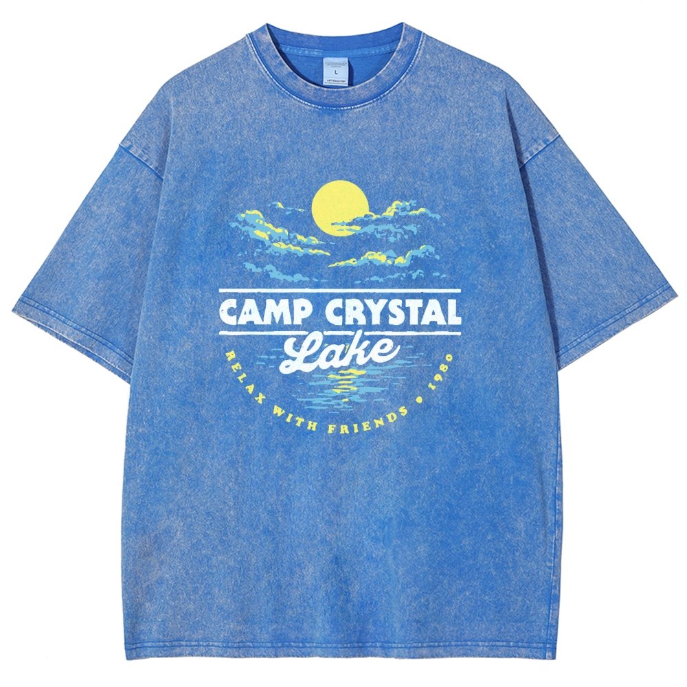Camp Silver Pine 1980 Vintage Distressed T-shirt
