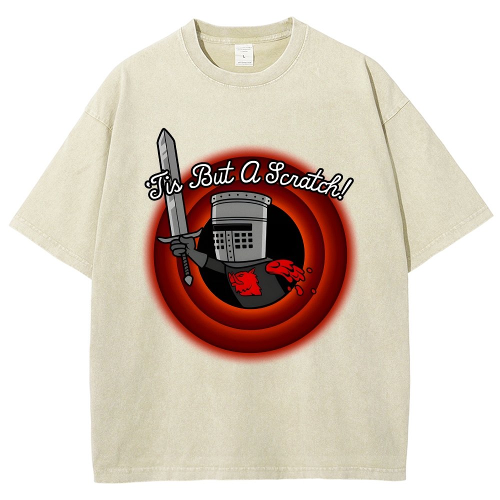 Tis But A Scratch, Folks! Vintage Distressed T-shirt