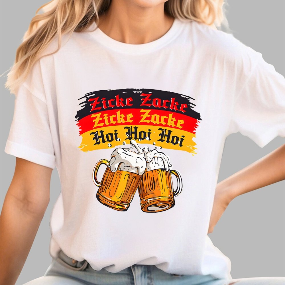 Zicke Zacke Zicke Zacke Hoi Hoi Hoi Geek T-Shirt 2509002511