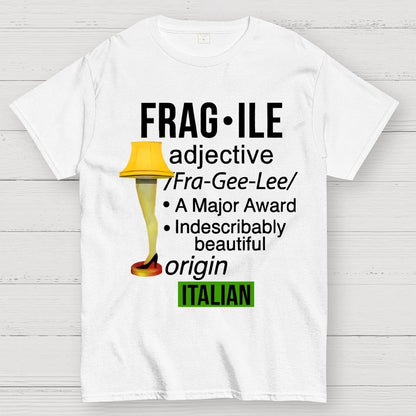 Funny Christmas Fragile Major Award Leg Lamp Geek T-Shirt