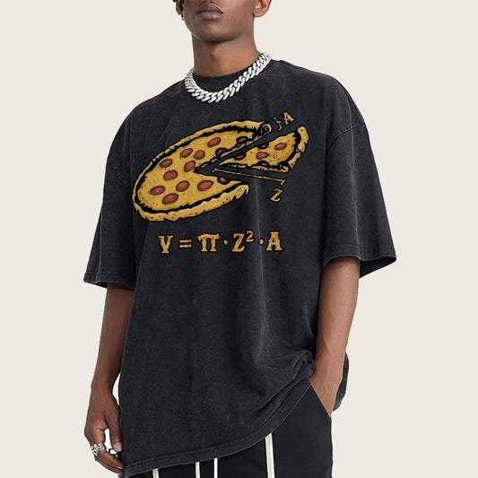 A Pizza Pi Vintage Distressed T-shirt
