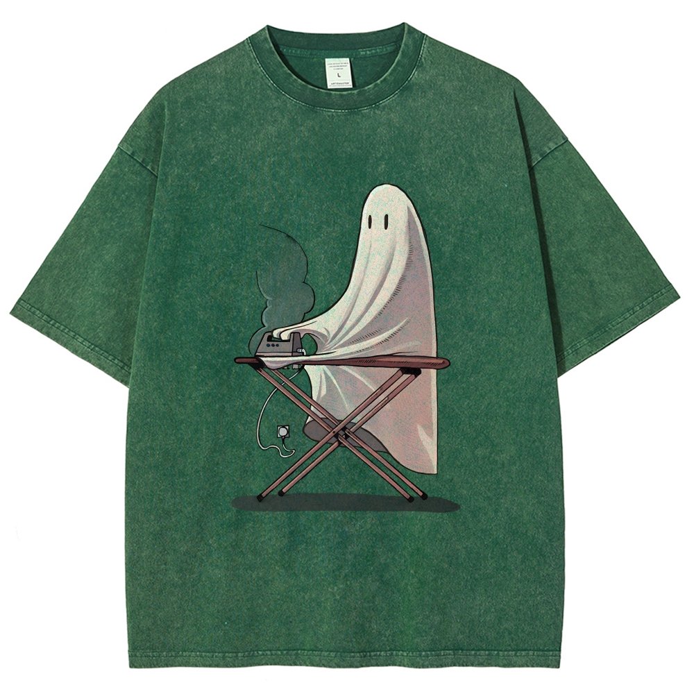 Self-Ironing Vintage Distressed T-shirt