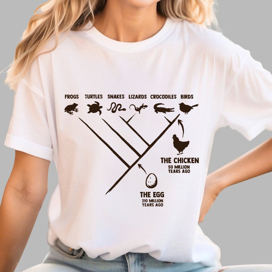 The Chicken And The Egg Science Geek T-Shirt