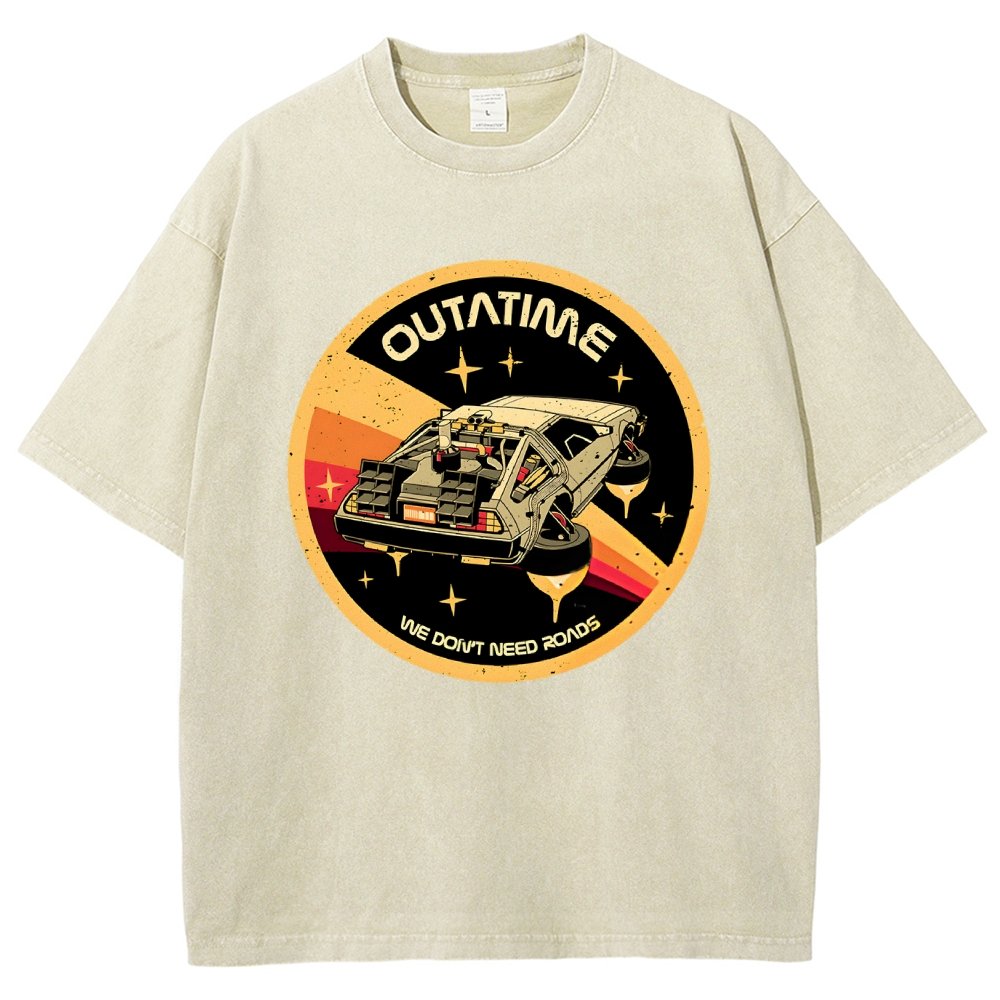 Vintage Time Travel Vintage Distressed T-shirt