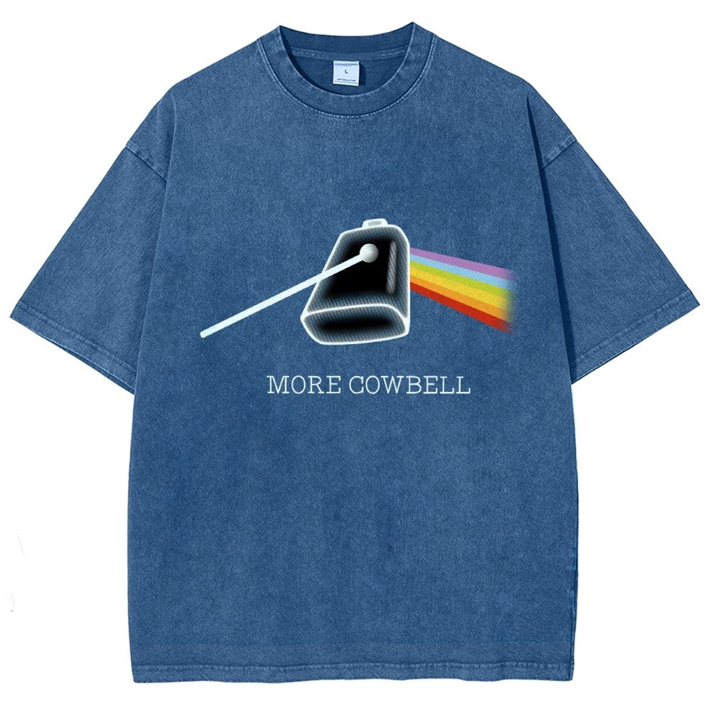 More Cowbell Vintage Distressed T-shirt