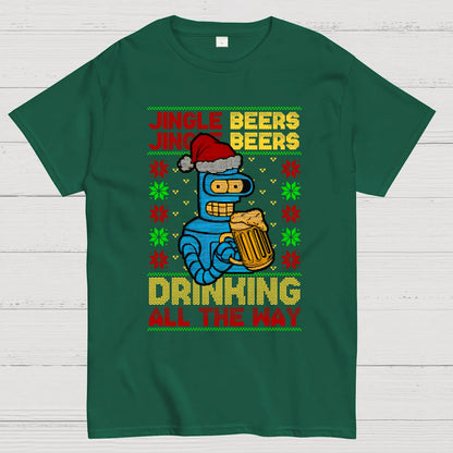 Christmas Jingle Beers Geek T-Shirt