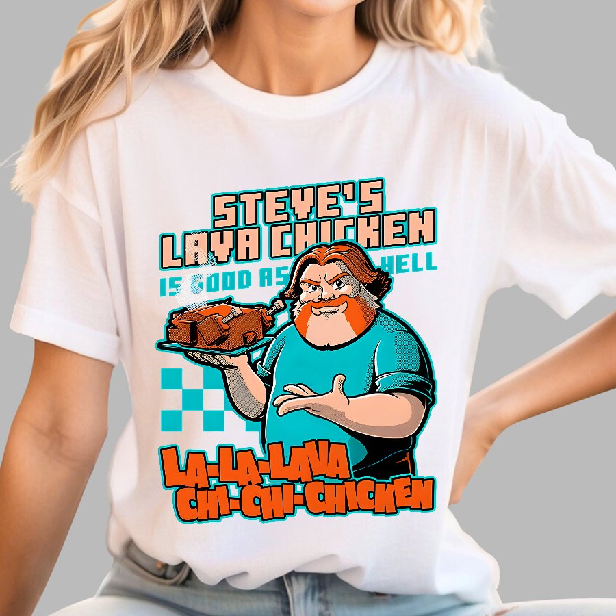 Steve's Lava Chicken Geek T-Shirt