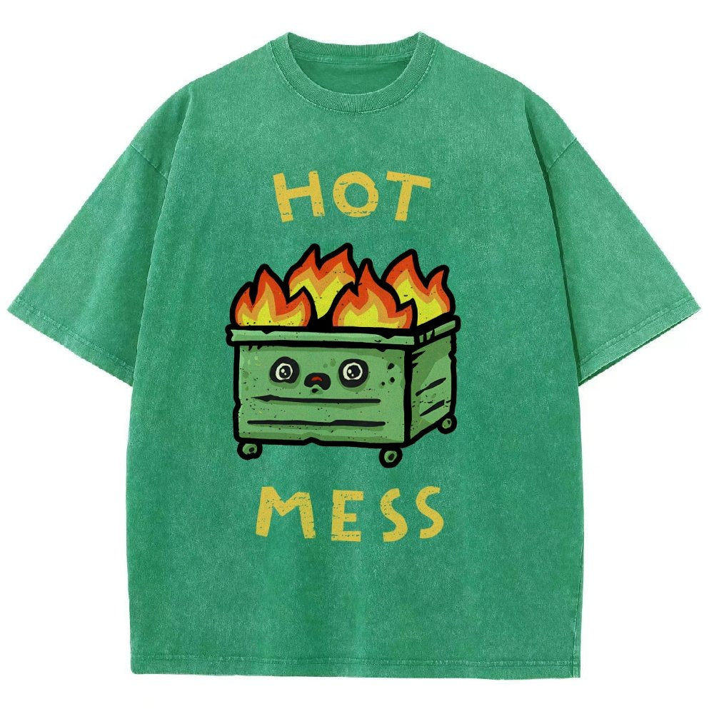 Hot Mess Vintage Distressed T-shirt
