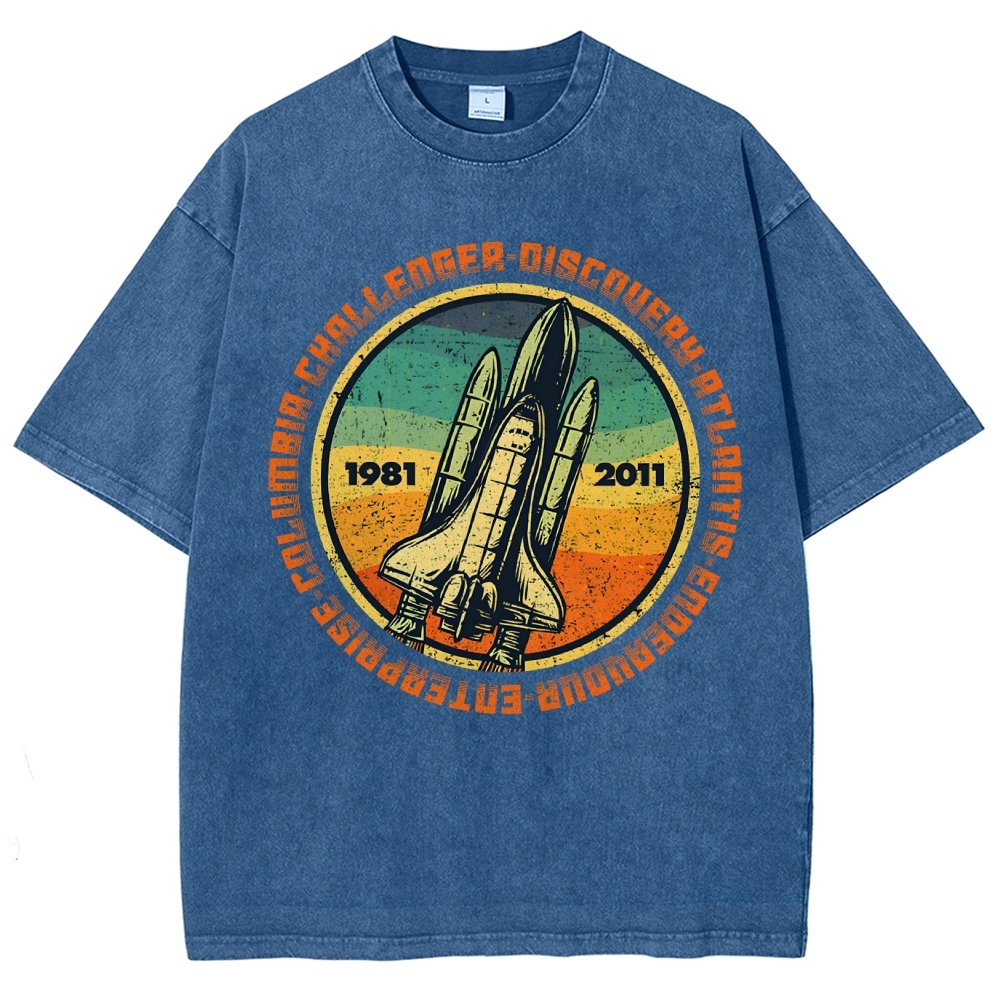 Through Hardship To The Stars Vintage Distressed T-shirt
